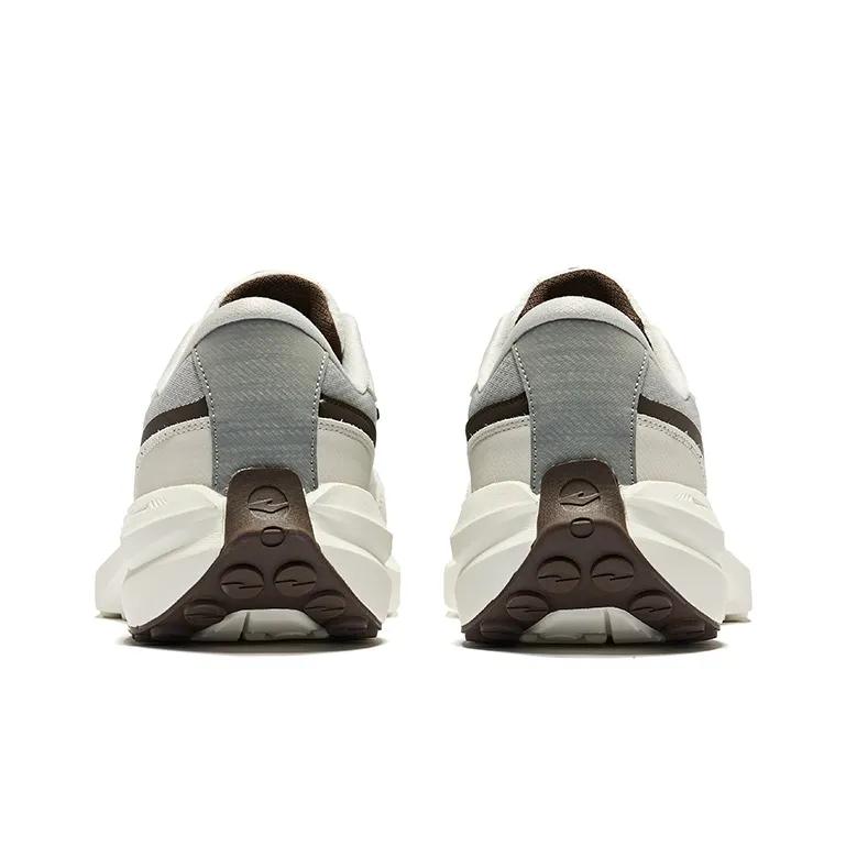 Erke Set Sail Anti Slip Wear Resistant Low Top Casual Shoes Men's Microcrystal White Mist Gray-4