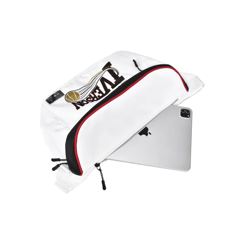 8atheist DRACONITE Collaboration Polyester Crossbody Bag, Fanny Pack, Shoulder Bag Unisex White-9