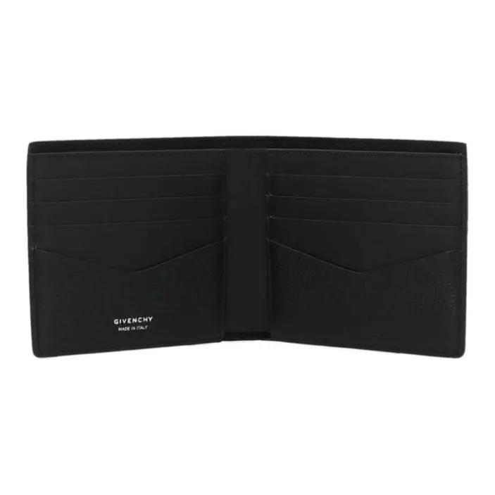 GIVENCHY Cow Leather Zero-Dollar Wallet Card Holder Wallet Men's Black-6