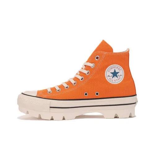 Converse All Star Canvas Shoes Unisex High-Top Orange, Black, Red, Blue