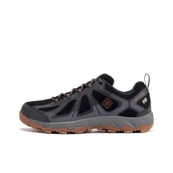 Columbia Cushioning Anti Slip And Wear Resistant Low Top Trekking Shoes Men's Black Gray Color