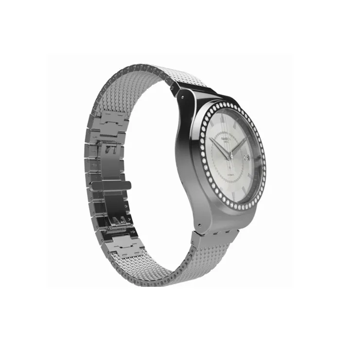 SWATCH Unisex Silver Watch YIS406G-3