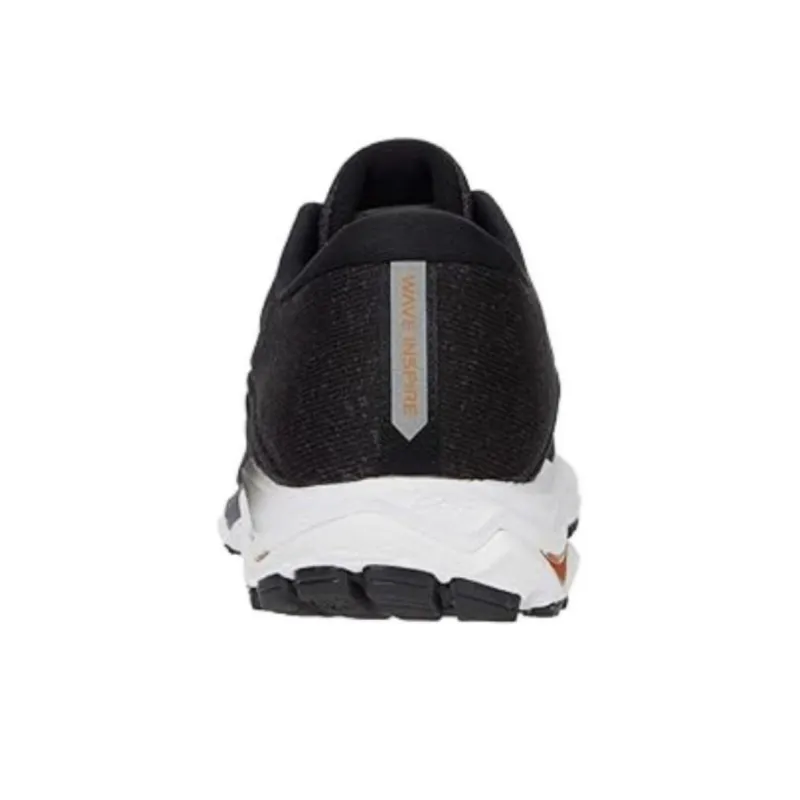 Mizuno Wave Inspire 16 Waveknit 'Black White Brown'-2