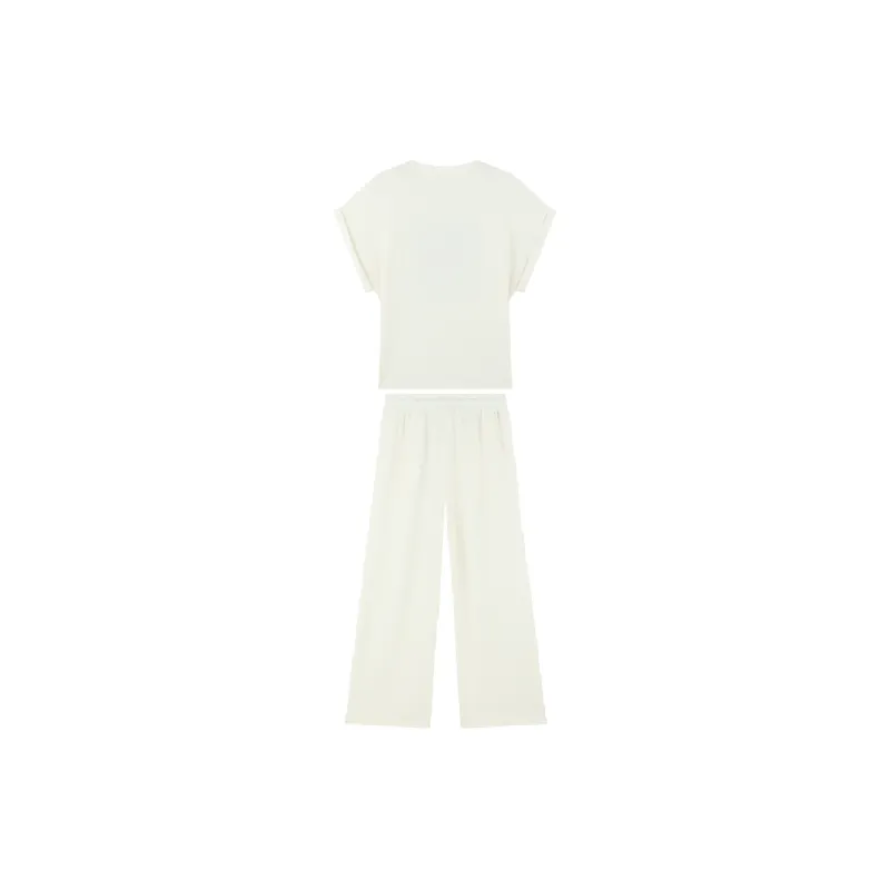 Demana Casual Suit Women's Ecru-1