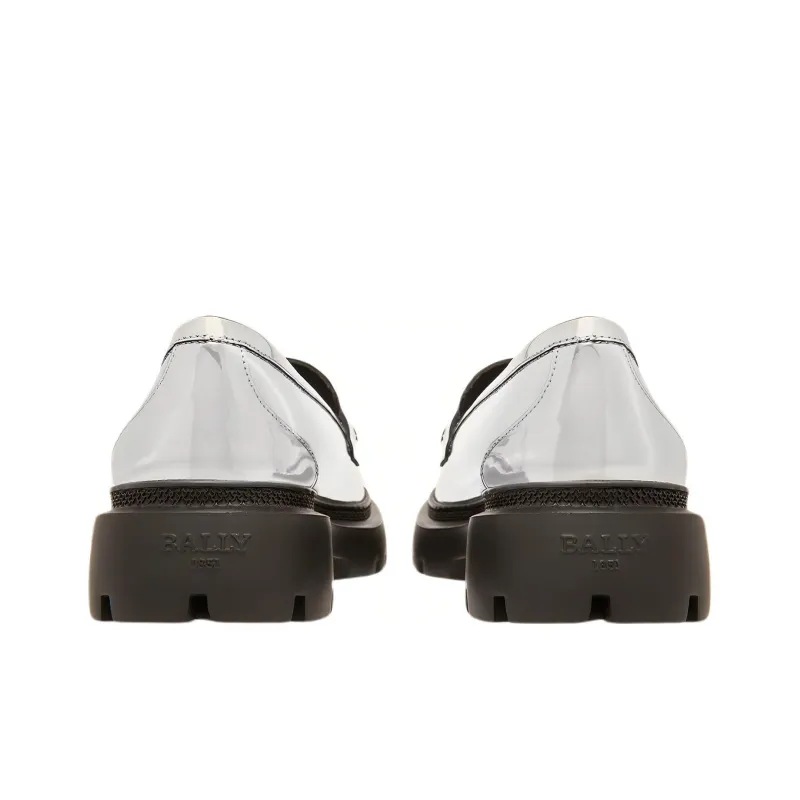 BALLY Flat Shoes Women's Silver-3