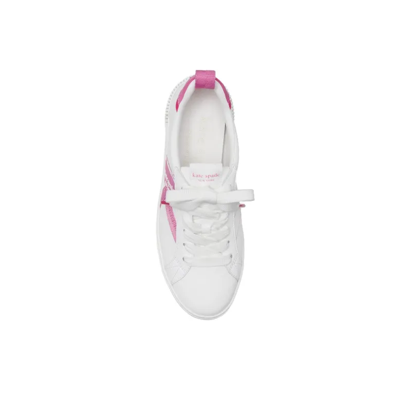 Kate Spade Low-Top Skateboard Shoes Women's Pink White-4