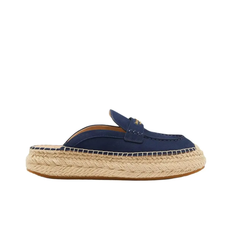 Kate Spade Wrap-toe Slippers Women's Blue-1