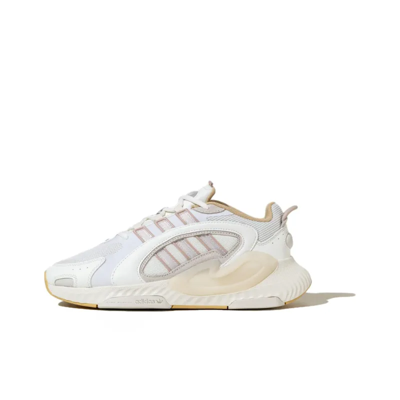 Adidas Originals HI TAIL 2.0 Cushioned Slip Resistant Low Top Casual Running Shoes Unisex White Brown-0