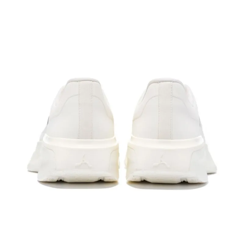 LI NING 1990 Rebound Cushioning Height Increase Casual Running Shoes Men's White Green-3