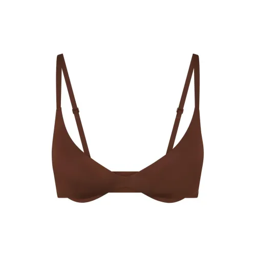 SKIMS WIRELESS FORM SUPER PUSH-UP BRA Bra Women's 1 Pack COCOA/Cocoa
