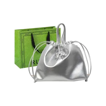 RUIPAI PU Shoulder Bag Regular Women's Silver/Ecru/Pink/Black
