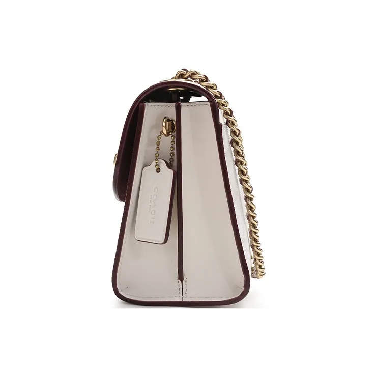 COACH Female Camellia Parker Single-Shoulder Bag White-2