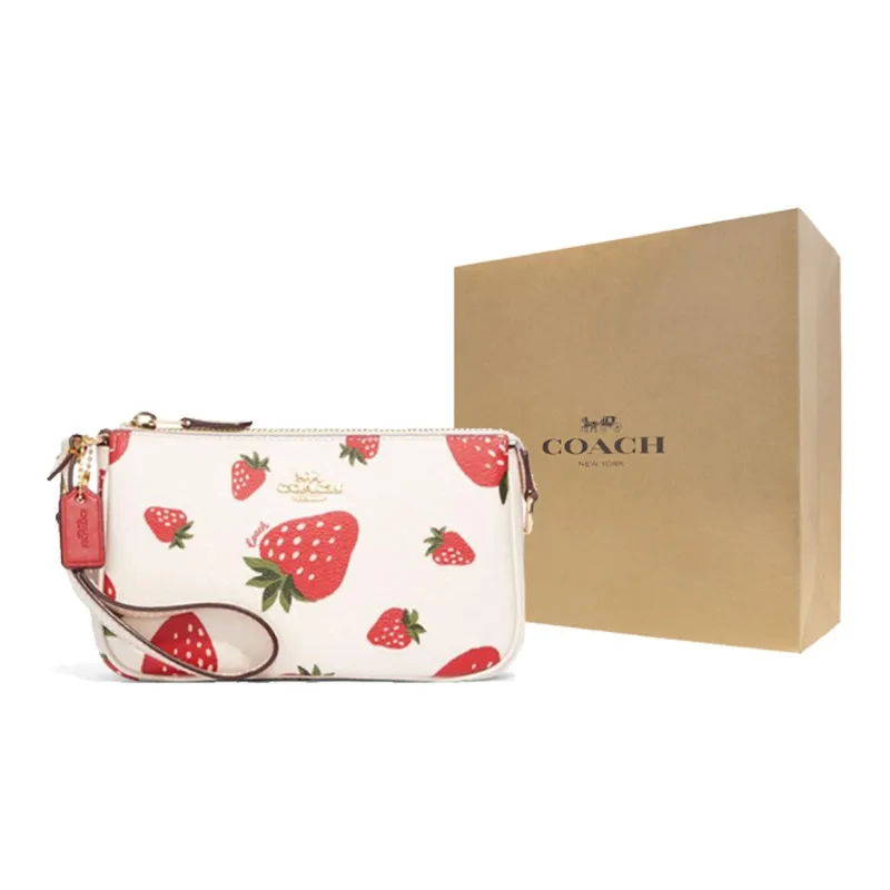 COACH Nolita Canvas With Leather Mahjong Bag Shoulder Bag Handbag Shoulder Bag Women's White-9