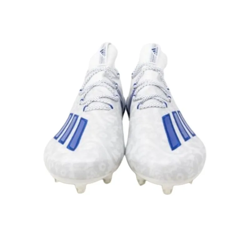 Adidas Adizero New Reign Cushioning Wear-Resistant Soccer Shoes Men's Blue White-3