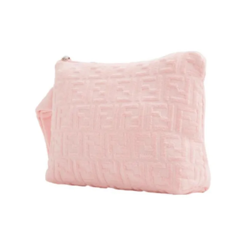 FENDI Cotton Clutch Women's Pink-1