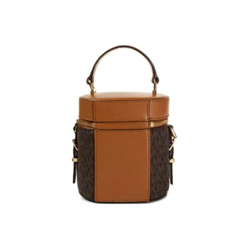 MICHAEL KORS Bedford Leather Shoulder Bag Crossbody Bag Handbag Medium Size Women's Brown Monogram-3