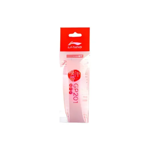 LiNing Badminton Grip Tape Pink PU Thin GP201-1 Pack