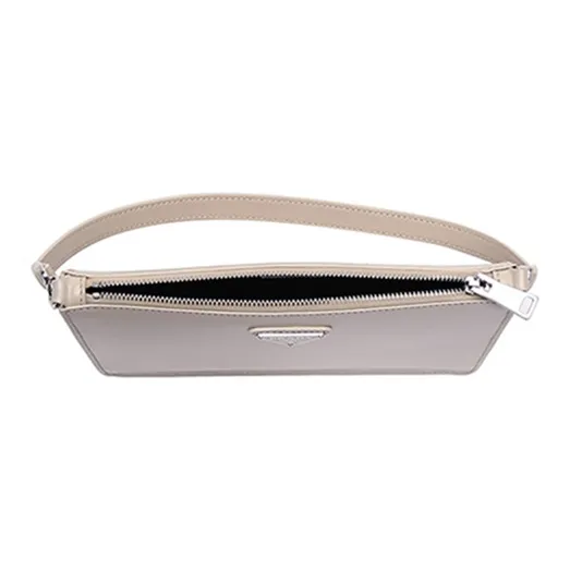 PRADA Leather Handbag, Underarm, Shoulder Bag Women's Desert Yellow-5
