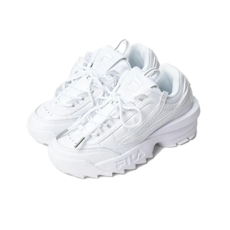 FILA Disruptor II EXP Wear-Resistant Low-Top Casual Shoes Women's White-2