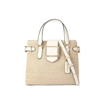 Kurt Geiger London Raffia Shoulder Bag Crossbody Bag Handbags Extra Mini Women's Beige
