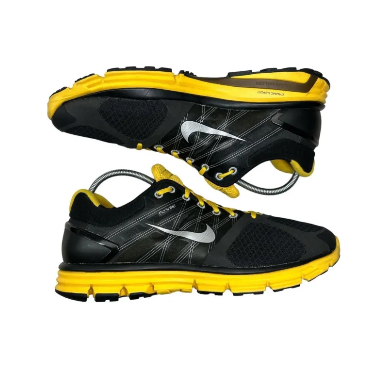 Nike Livestrong X LunarGlide+ 2 Laf 'Black Varsity Maize'-2