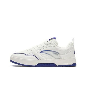 Anta Lightweight White Sneakers Height Increasing Lightweight Low Top Skateboard Shoes Men's Sky Blue