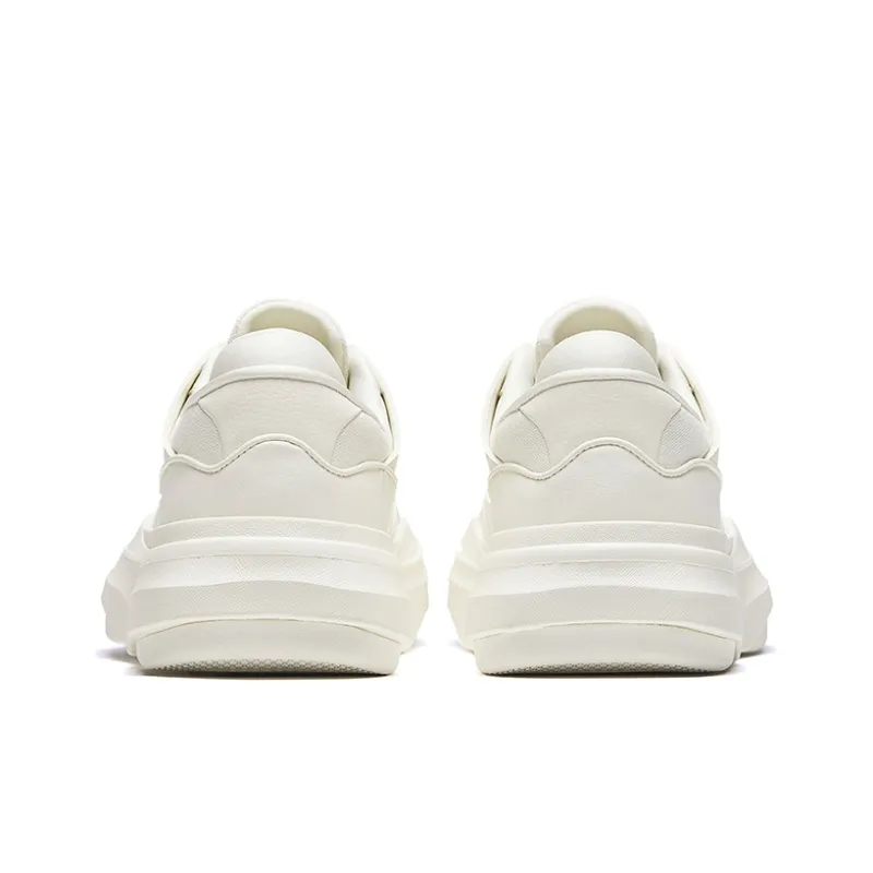 Anta Cookie Shoes Height Increasing Lightweight Low Top Skateboard Shoes Men's Ivory White-3