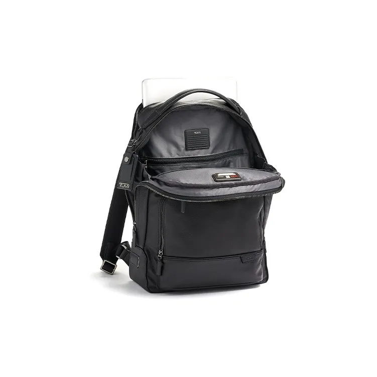 TUMI Harrison Leather Backpack Double Shoulder Regular Men's Black-2