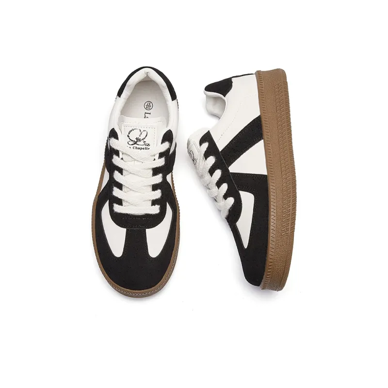 La Chapelle Anti-Slip Wear-Resistant Low-Top Skateboard Shoes Women's-22