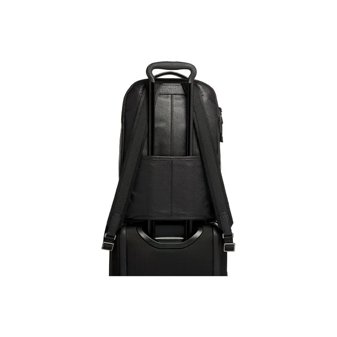 TUMI Harrison Leather Backpack Double Shoulder Regular Men's Black-4