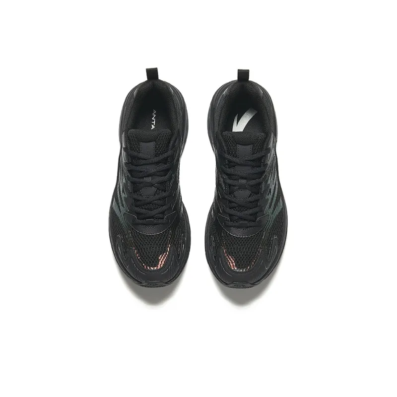 Anta Low Top Running Shoes Men's Black-2