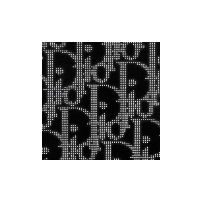 DIOR Leather Wallets Card Holders Men's Black-4