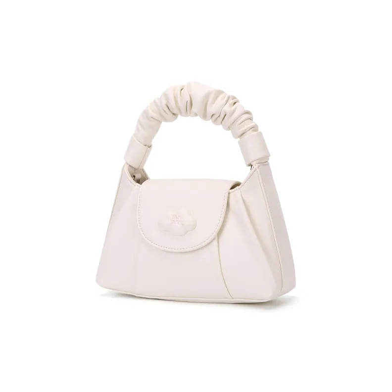VANWALK Pu Handbag Regular Women's White/Pink/Blue-1