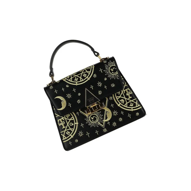 TTaG．baG PU Handbag Regular Women's Black/Ecru-1
