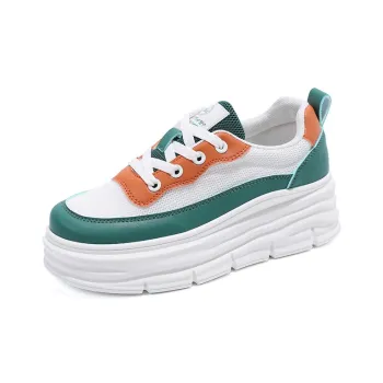 JOHLIN DREAM Wear Resistant Lightweight Height Increasing Low Top Casual Shoes Women's