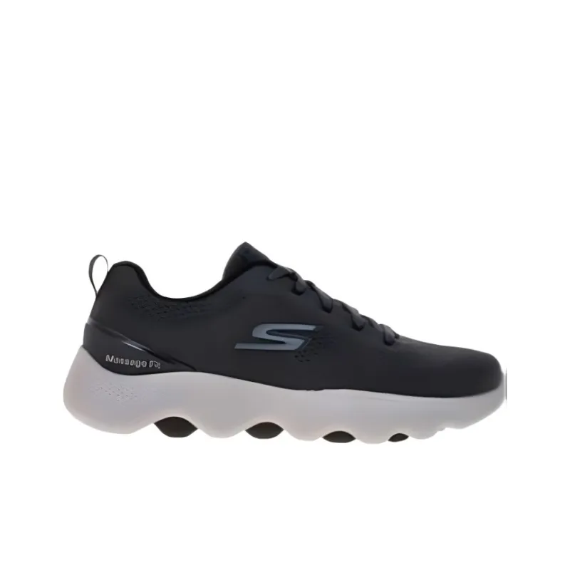 Skechers Go Walk Massage Fit Cushioning Wear-Resistant Low-Top Casual Shoes Men's Black-1