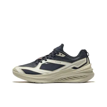 Erke Cushioning Breathable Low Top Running Shoes Men's Summer Cicada Blue Warm Mist Gray