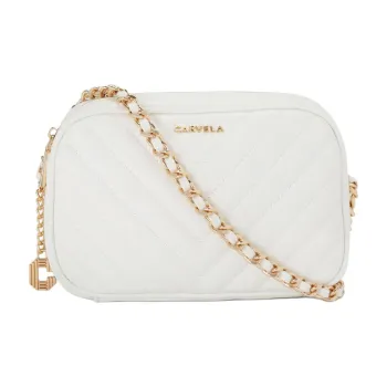 Kurt Geiger London Textile Material Shoulder Bag Crossbody Bag Women's White