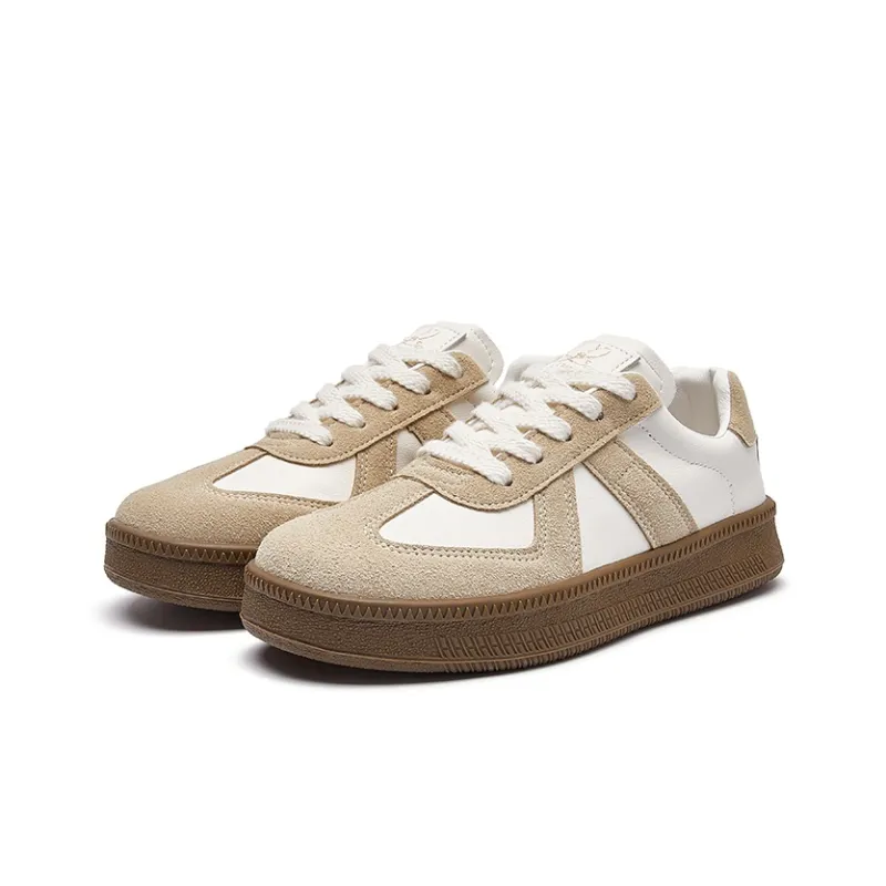 La Chapelle Anti-Slip Wear-Resistant Low-Top Skateboard Shoes Women's-1