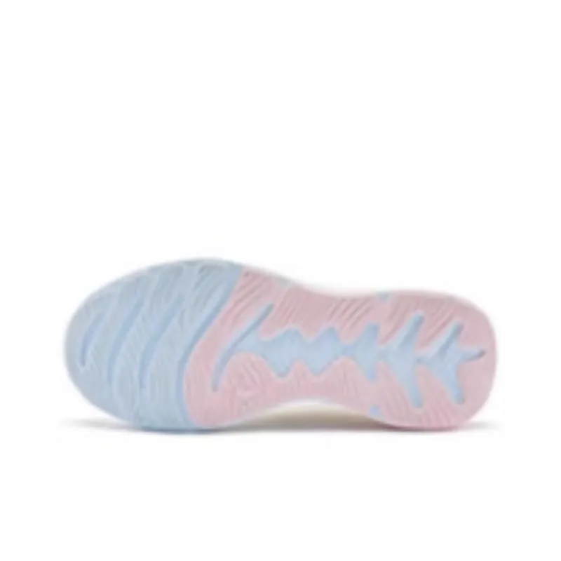 QIAODAN Durable Breathable Low-Top Casual Shoes Women's Ivory Morning Light Pink-4