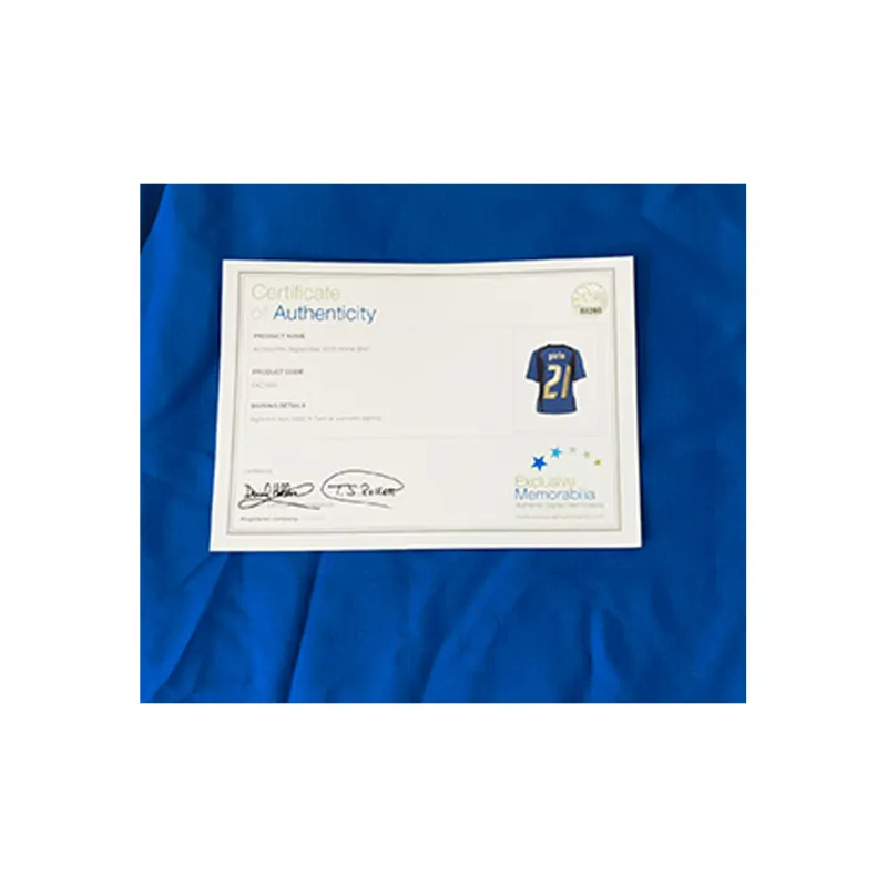 Huayitaojin Football Fan Supply EM Henley Officially Signed Company Certificate-4
