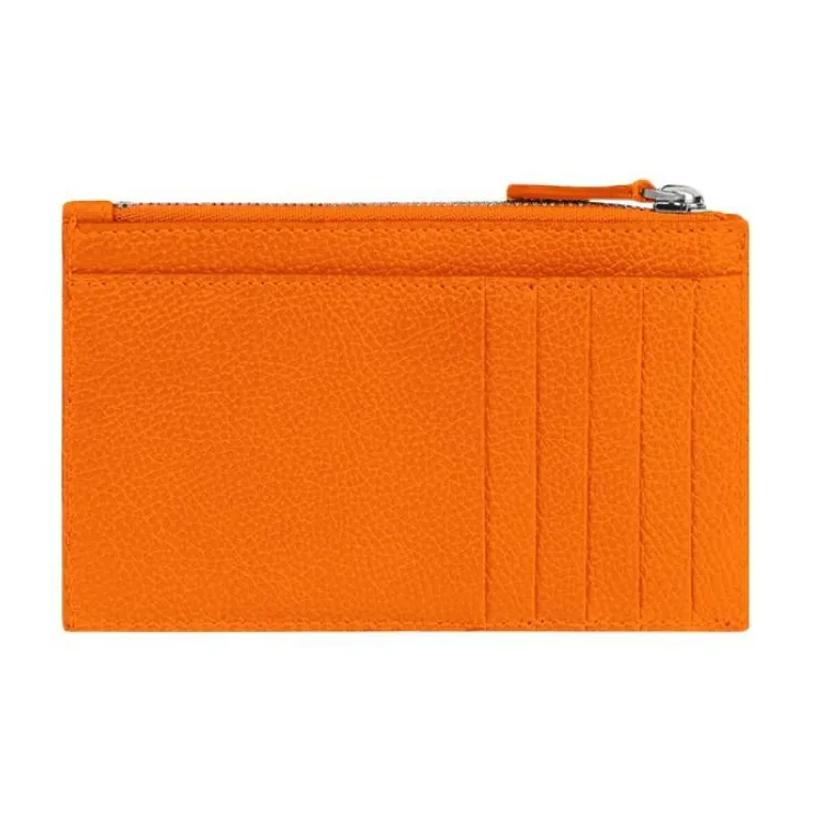 Balenciaga Calfskin Coin Purse Men's Orange-1