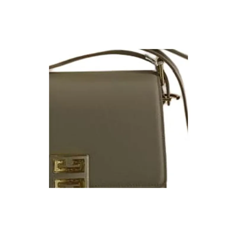 GIVENCHY 4G Grain Cow Leather Shoulder Bag Crossbody Bag Medium Size Women's Dark Green-1