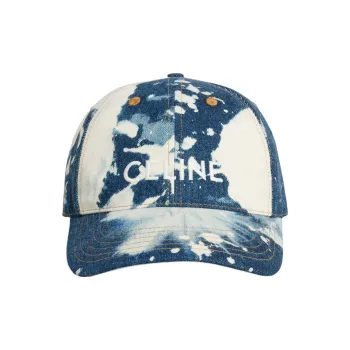 CELINE Baseball Cap In Cotton And Denim
