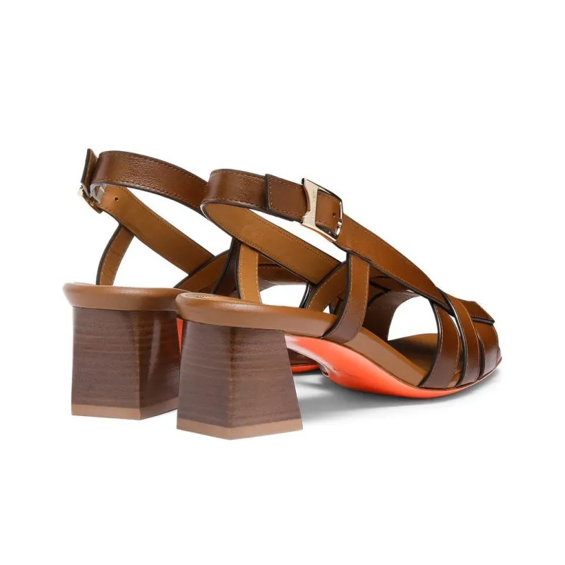 Santoni Venere 85mm Leather Sandals-3