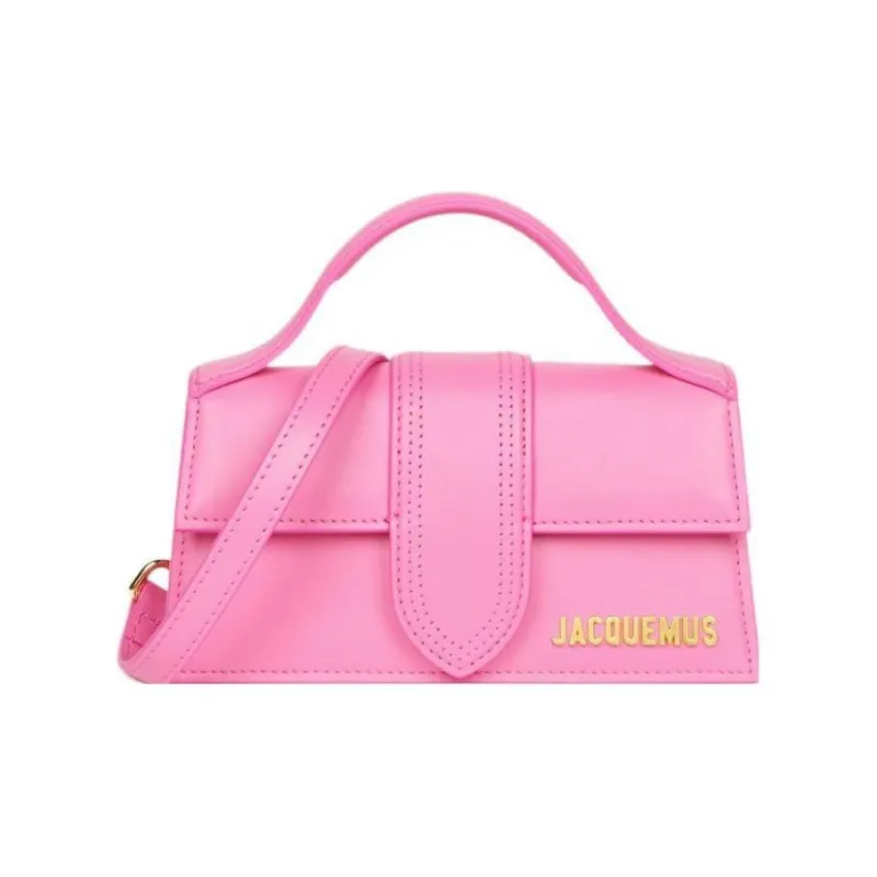 Jacquemus Le Bambinou Series Cow Leather Shoulder Bag, Crossbody Bag, Handbag Mini Women's Pink-0