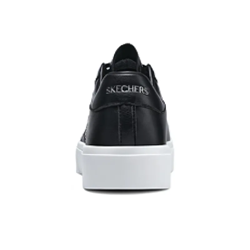 Skechers Shock Absorbers Low Top Skateboard Shoes Men's Black White-4
