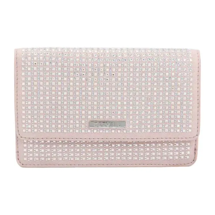 Kurt Geiger London Textile Material One Shoulder Crossbody Clutches Women's Light Pink-0