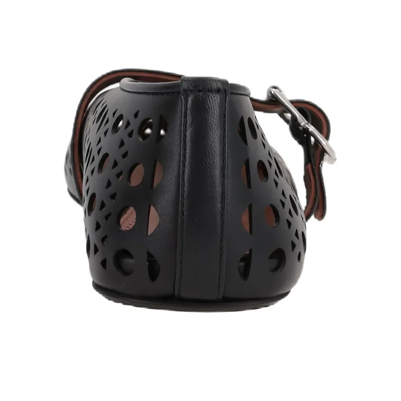 Alaïa Cut-out Leather Ballerinas-4