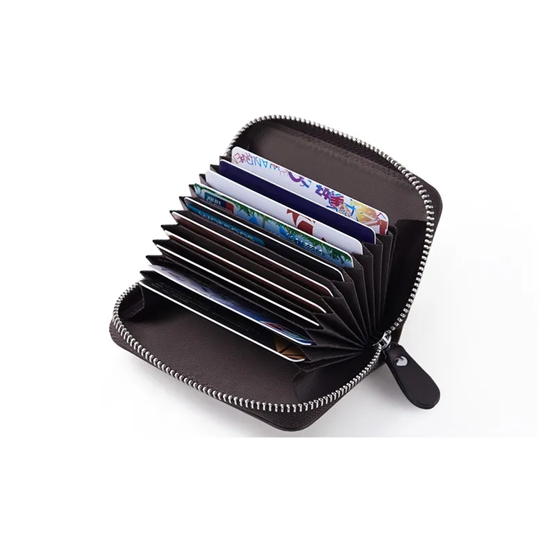 MashaLanti PVC Wallets Card Holders Regular Unisex Gray-5
